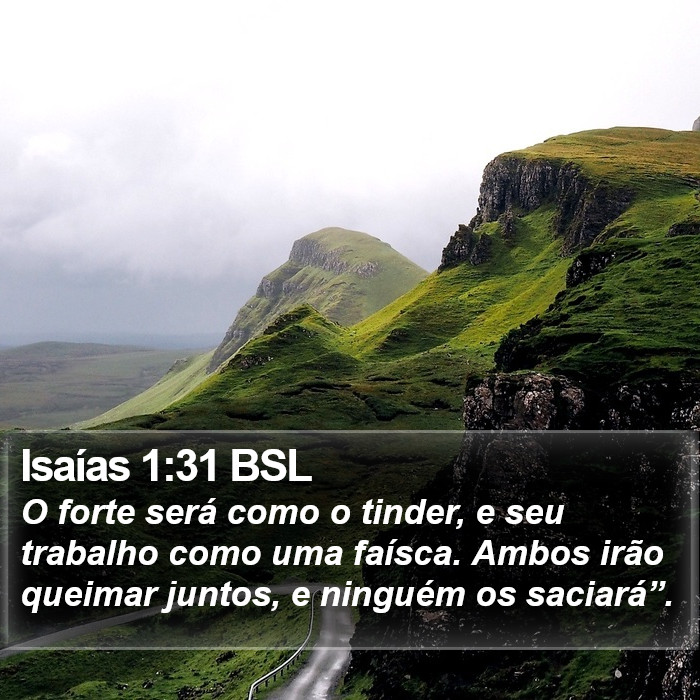 Isaías 1:31 BSL Bible Study