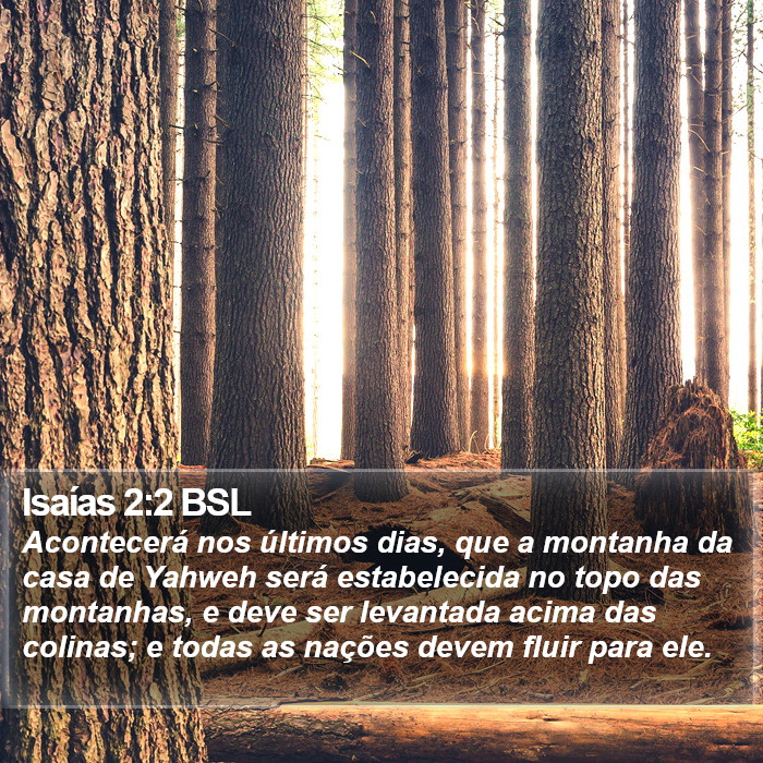 Isaías 2:2 BSL Bible Study