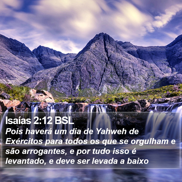 Isaías 2:12 BSL Bible Study