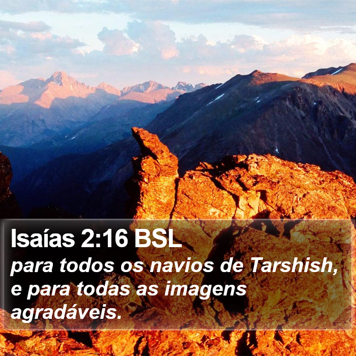 Isaías 2:16 BSL Bible Study