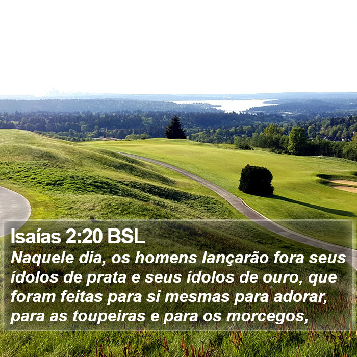 Isaías 2:20 BSL Bible Study