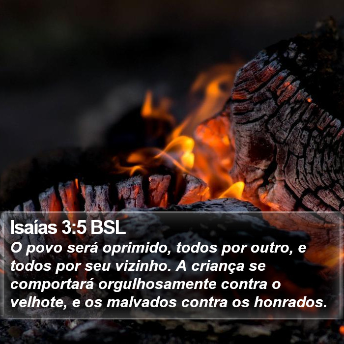 Isaías 3:5 BSL Bible Study