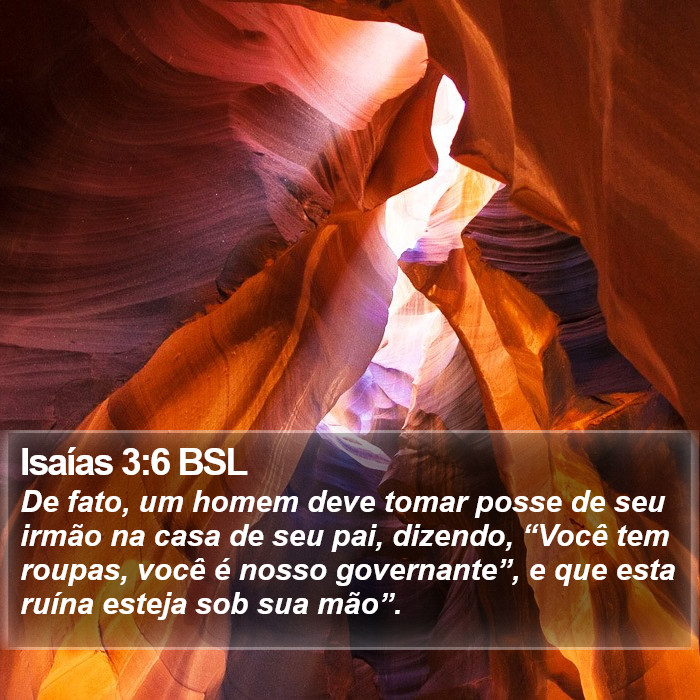 Isaías 3:6 BSL Bible Study