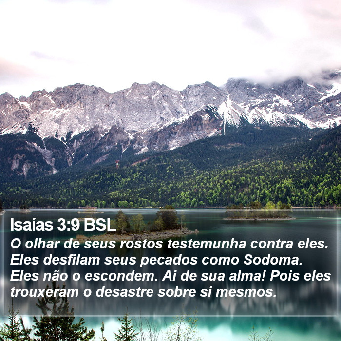 Isaías 3:9 BSL Bible Study