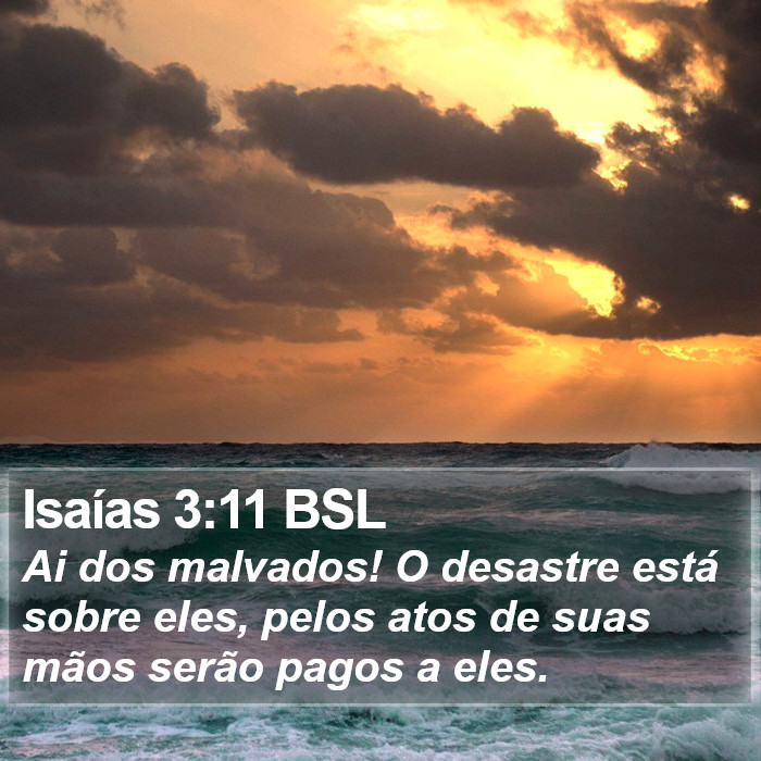 Isaías 3:11 BSL Bible Study