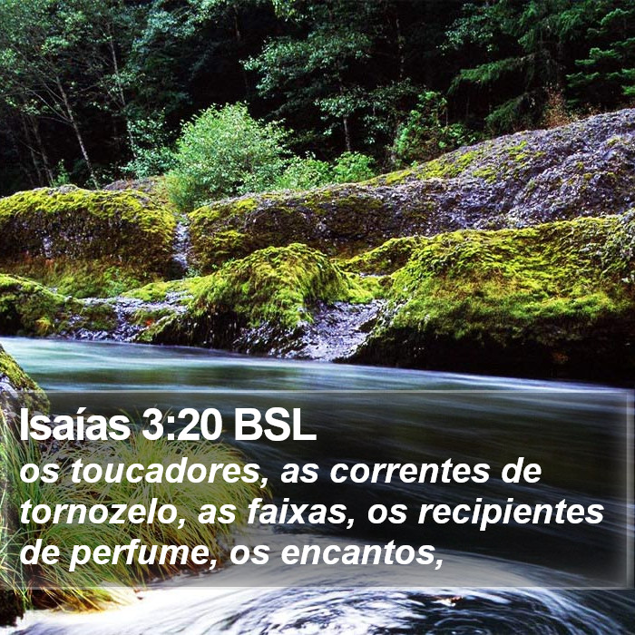 Isaías 3:20 BSL Bible Study