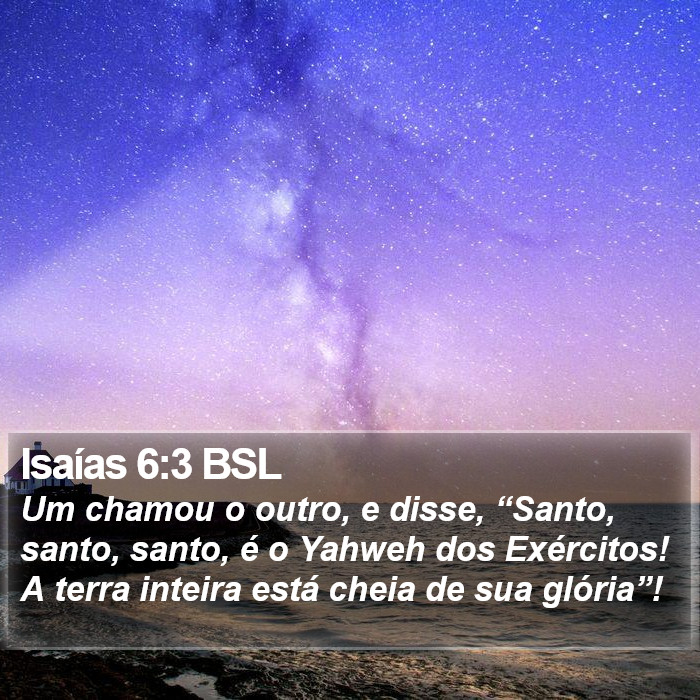 Isaías 6:3 BSL Bible Study