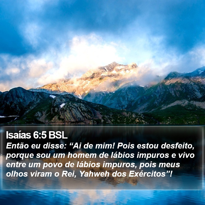 Isaías 6:5 BSL Bible Study