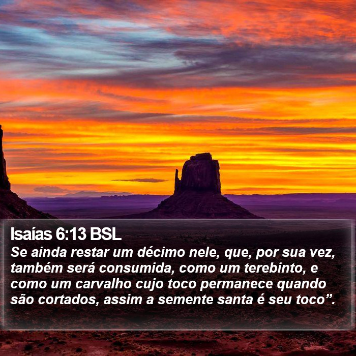 Isaías 6:13 BSL Bible Study