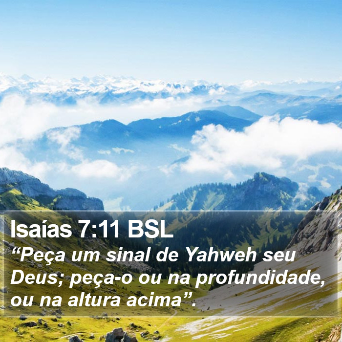 Isaías 7:11 BSL Bible Study