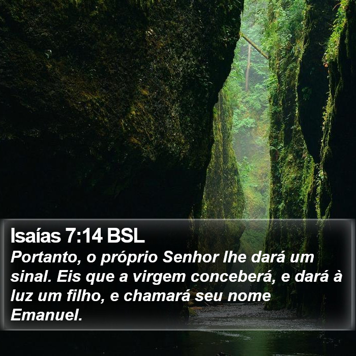 Isaías 7:14 BSL Bible Study