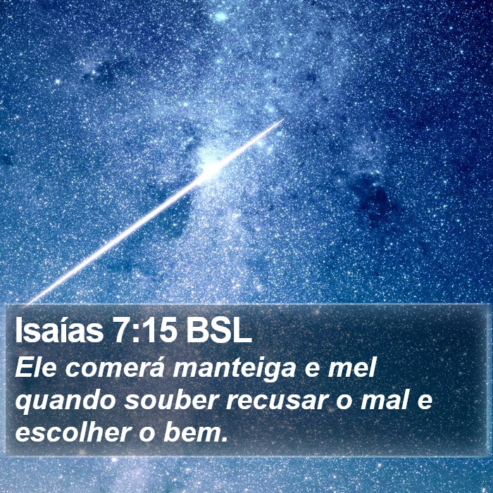 Isaías 7:15 BSL Bible Study