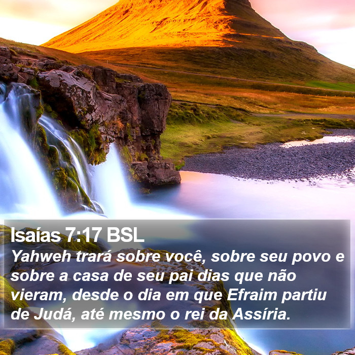 Isaías 7:17 BSL Bible Study