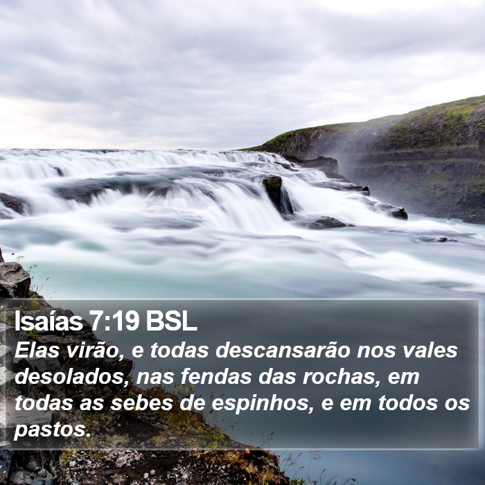 Isaías 7:19 BSL Bible Study