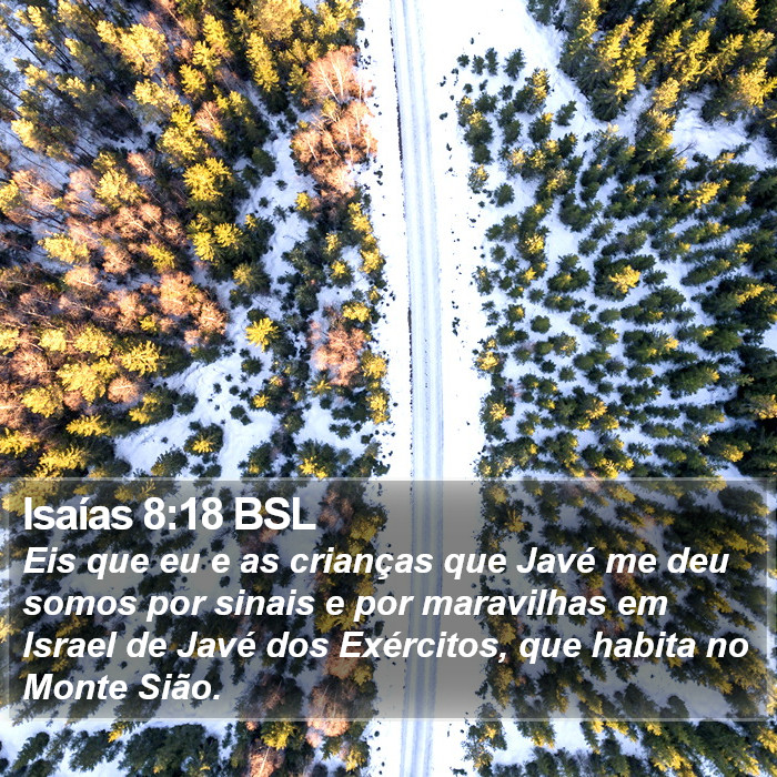 Isaías 8:18 BSL Bible Study