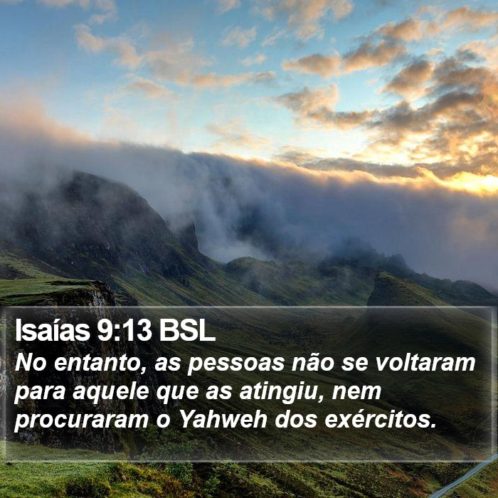 Isaías 9:13 BSL Bible Study