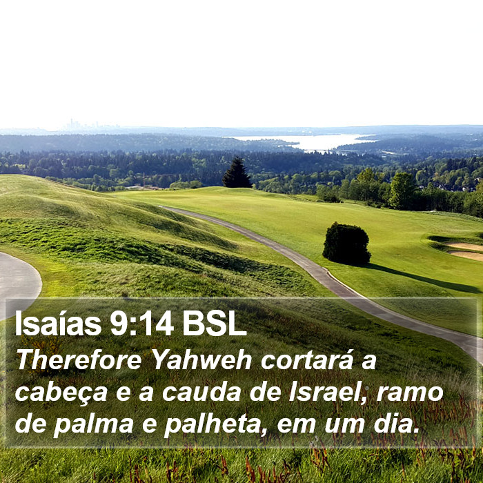 Isaías 9:14 BSL Bible Study