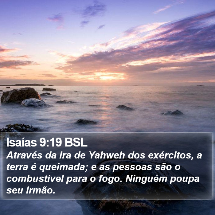 Isaías 9:19 BSL Bible Study