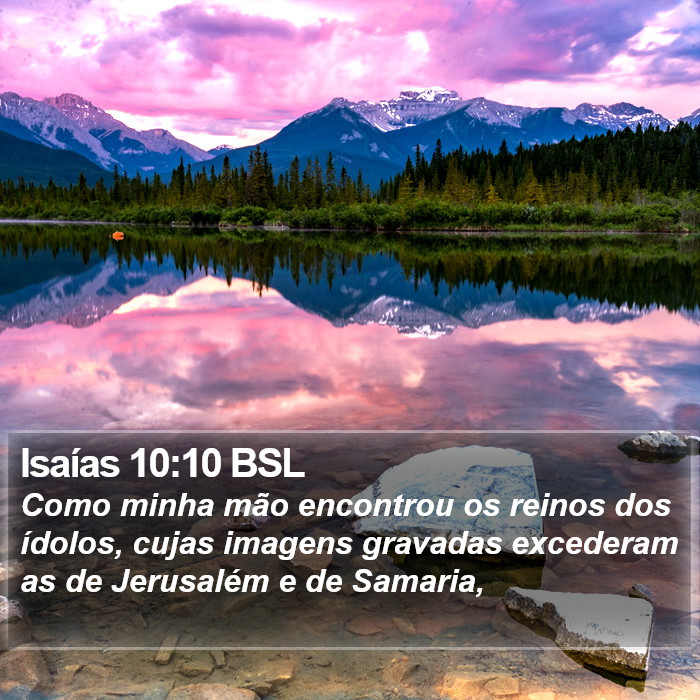 Isaías 10:10 BSL Bible Study