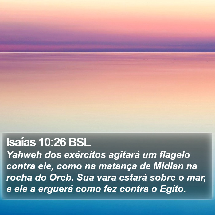 Isaías 10:26 BSL Bible Study