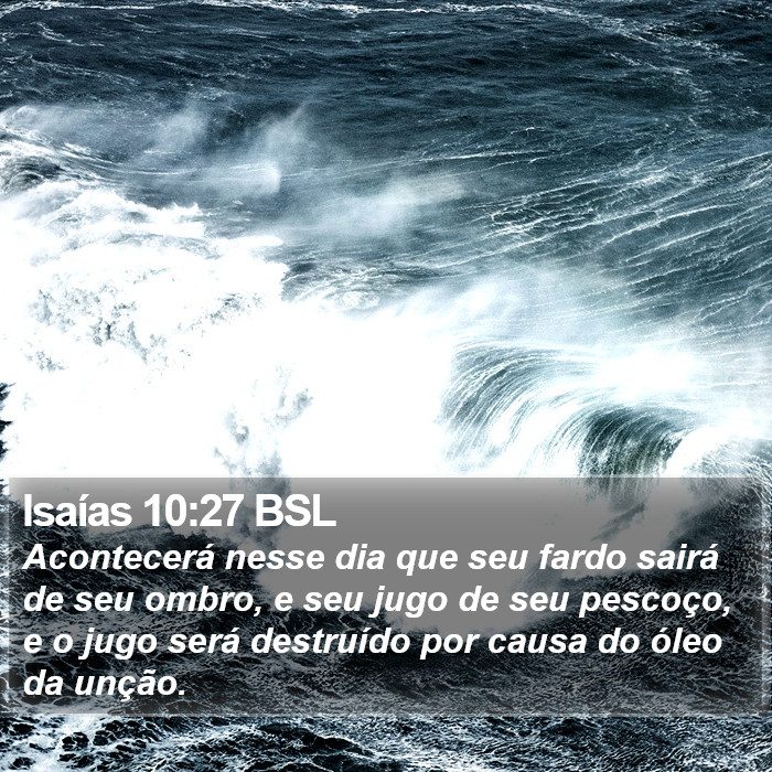 Isaías 10:27 BSL Bible Study