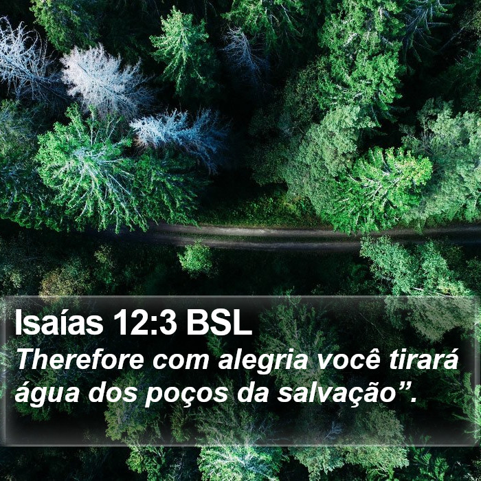 Isaías 12:3 BSL Bible Study