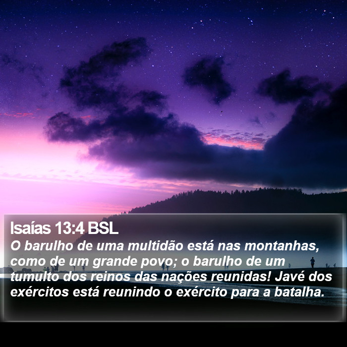 Isaías 13:4 BSL Bible Study