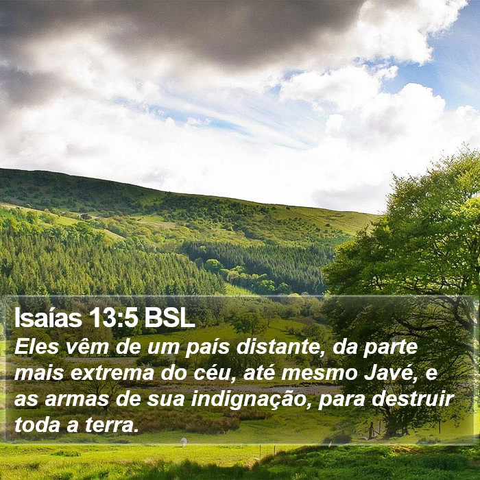 Isaías 13:5 BSL Bible Study