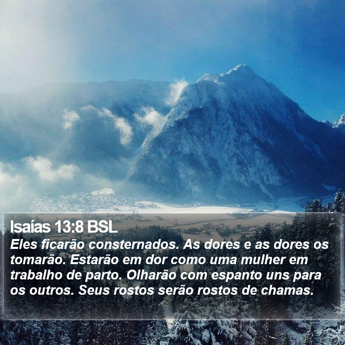 Isaías 13:8 BSL Bible Study