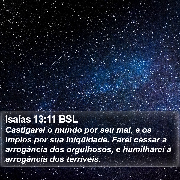 Isaías 13:11 BSL Bible Study