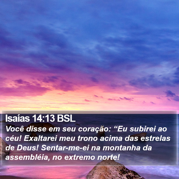 Isaías 14:13 BSL Bible Study