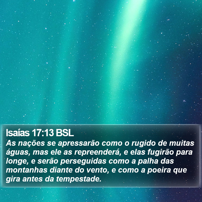 Isaías 17:13 BSL Bible Study