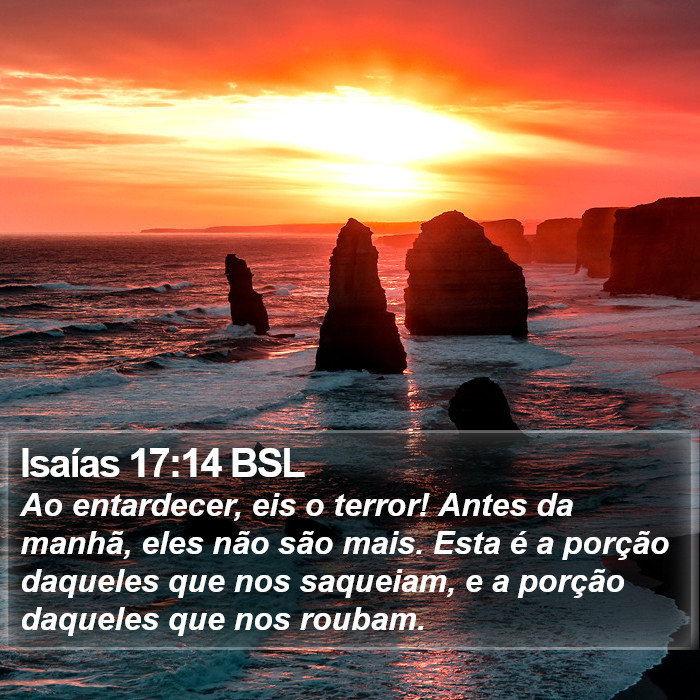 Isaías 17:14 BSL Bible Study