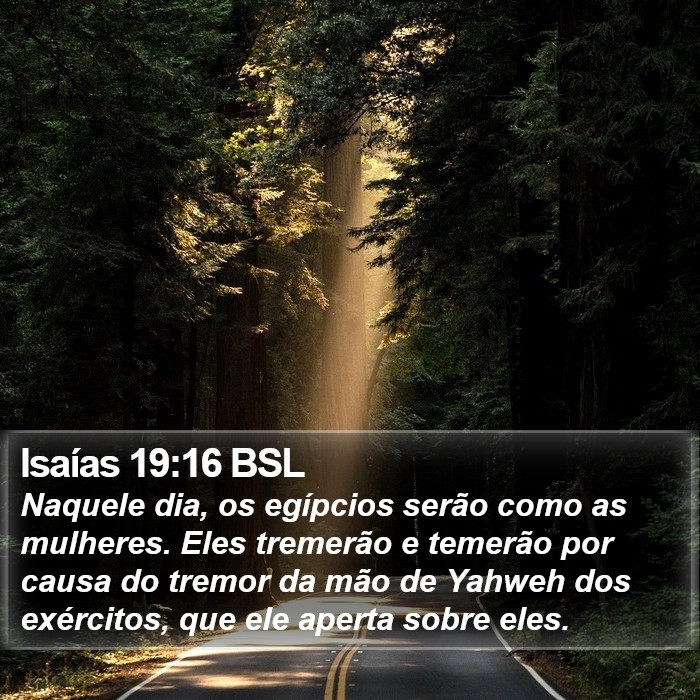 Isaías 19:16 BSL Bible Study