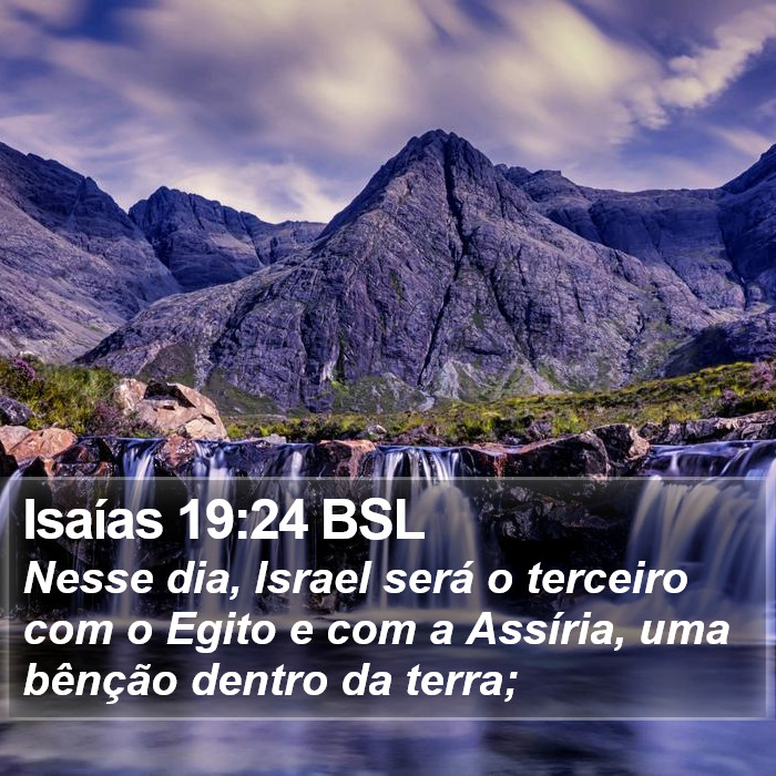 Isaías 19:24 BSL Bible Study