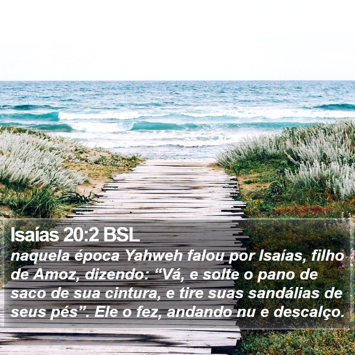 Isaías 20:2 BSL Bible Study