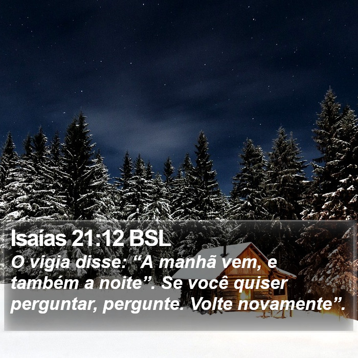 Isaías 21:12 BSL Bible Study