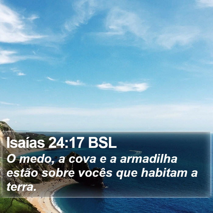 Isaías 24:17 BSL Bible Study