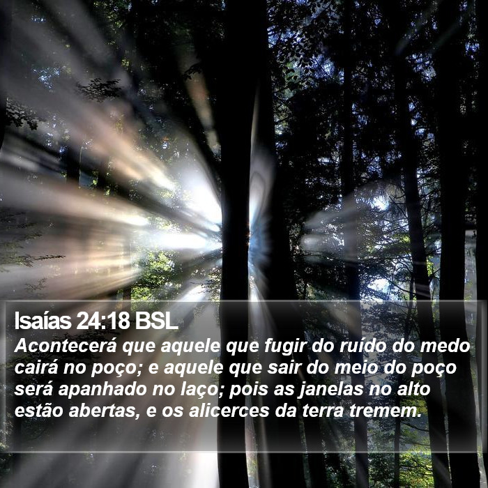 Isaías 24:18 BSL Bible Study