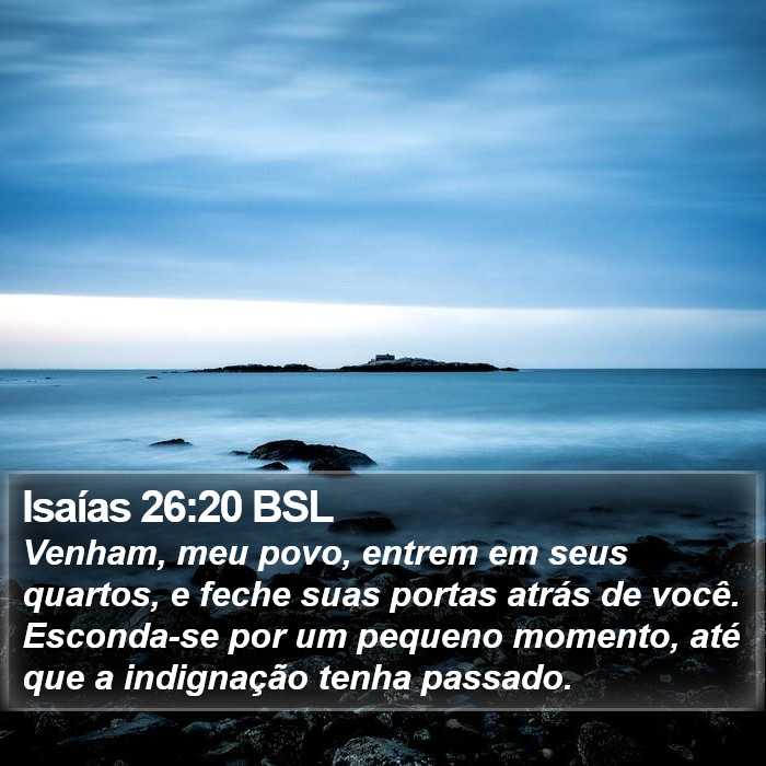 Isaías 26:20 BSL Bible Study