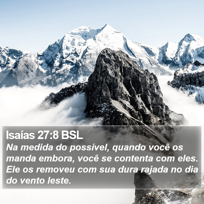 Isaías 27:8 BSL Bible Study