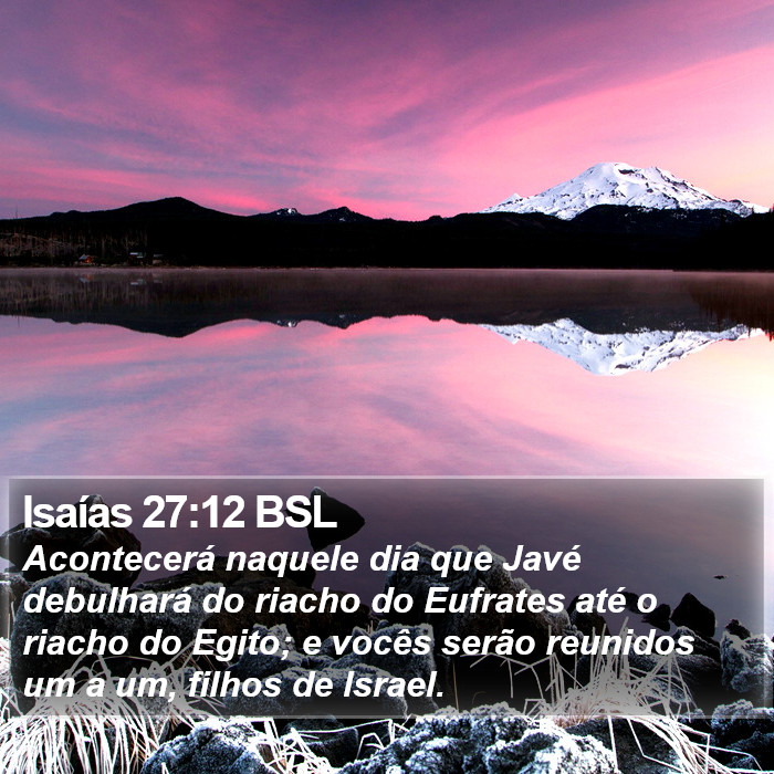 Isaías 27:12 BSL Bible Study