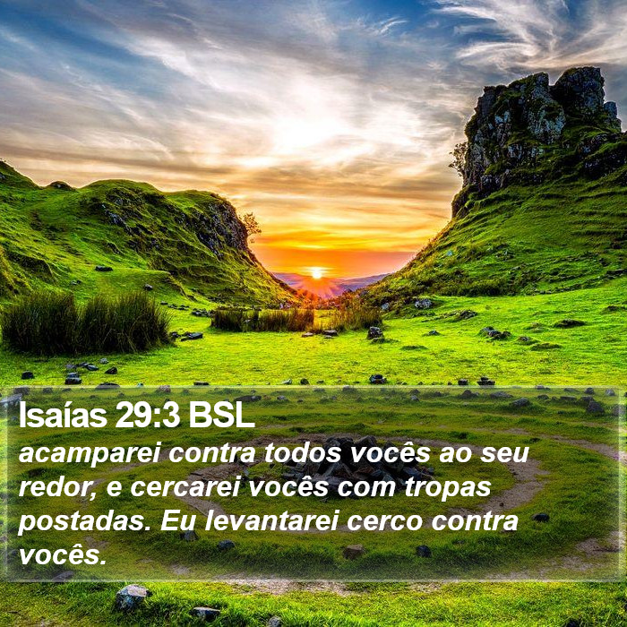 Isaías 29:3 BSL Bible Study