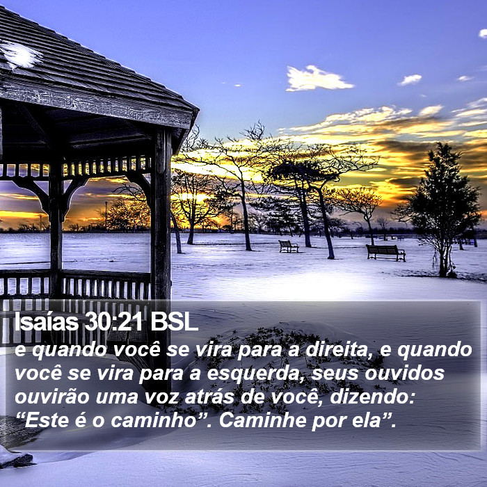 Isaías 30:21 BSL Bible Study