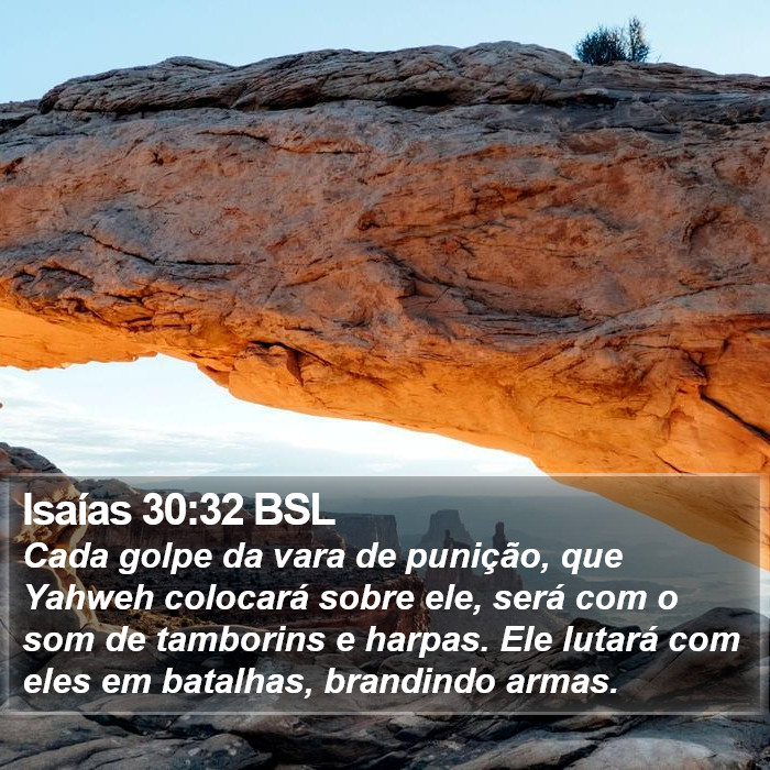 Isaías 30:32 BSL Bible Study