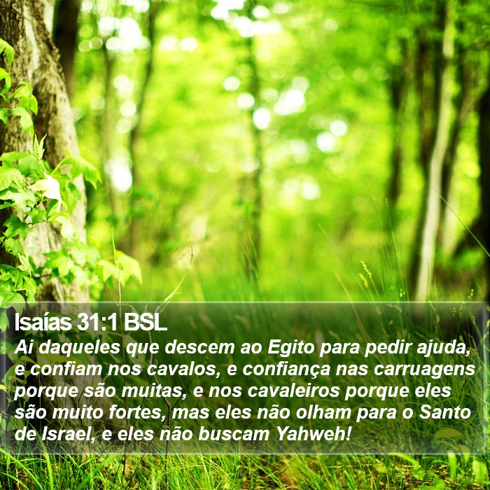 Isaías 31:1 BSL Bible Study