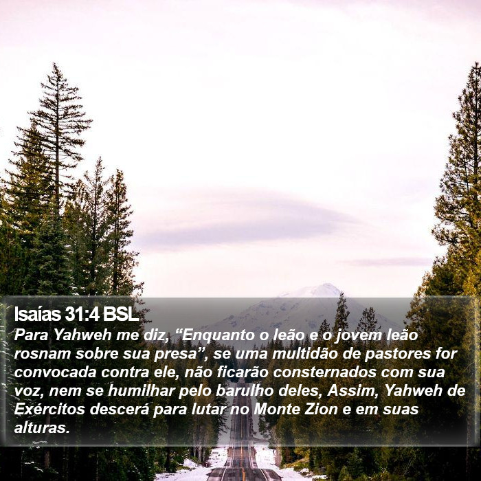 Isaías 31:4 BSL Bible Study
