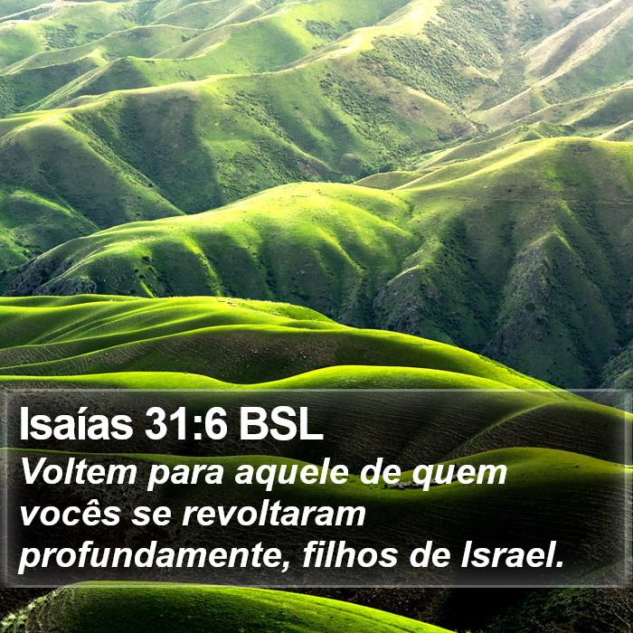 Isaías 31:6 BSL Bible Study