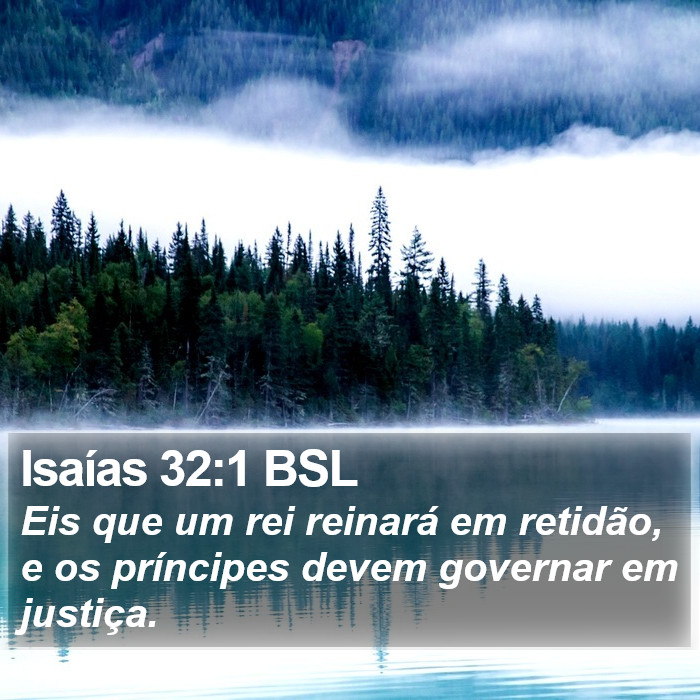 Isaías 32:1 BSL Bible Study