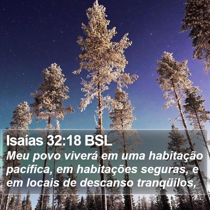 Isaías 32:18 BSL Bible Study